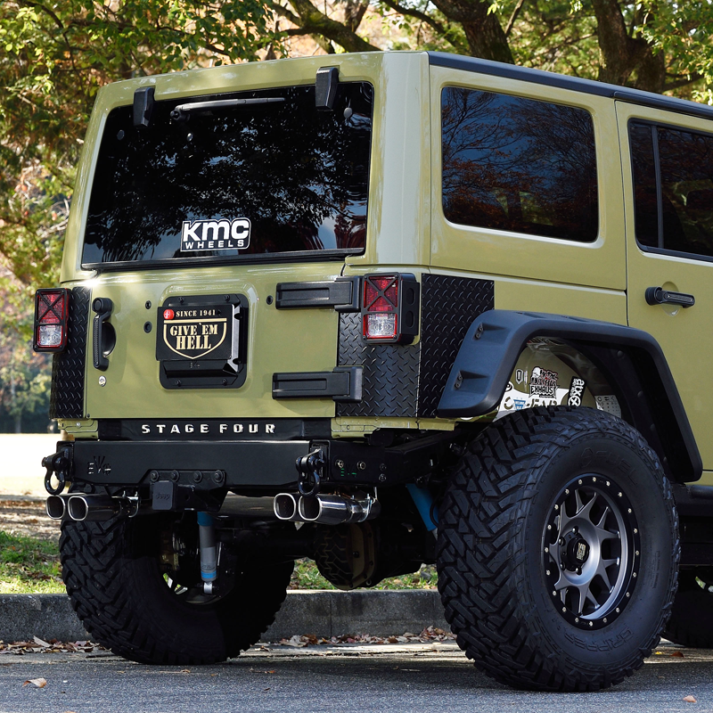 STAGE-FOUR:JK WRANGLER UNLIMITED リアビュー