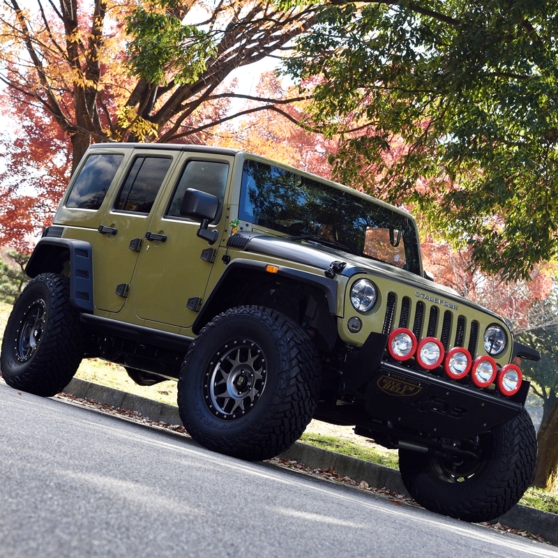 STAGE-FOUR:JK WRANGLER UNLIMITED フロントビュー